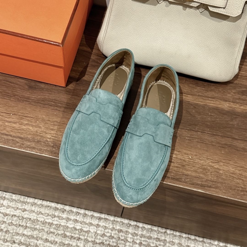 H**mes leather shoes